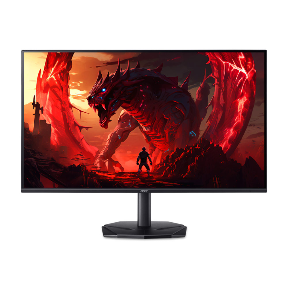 slide 1 of 7, show larger image, nitro kg240y w3 widescreen gaming lcd monitor