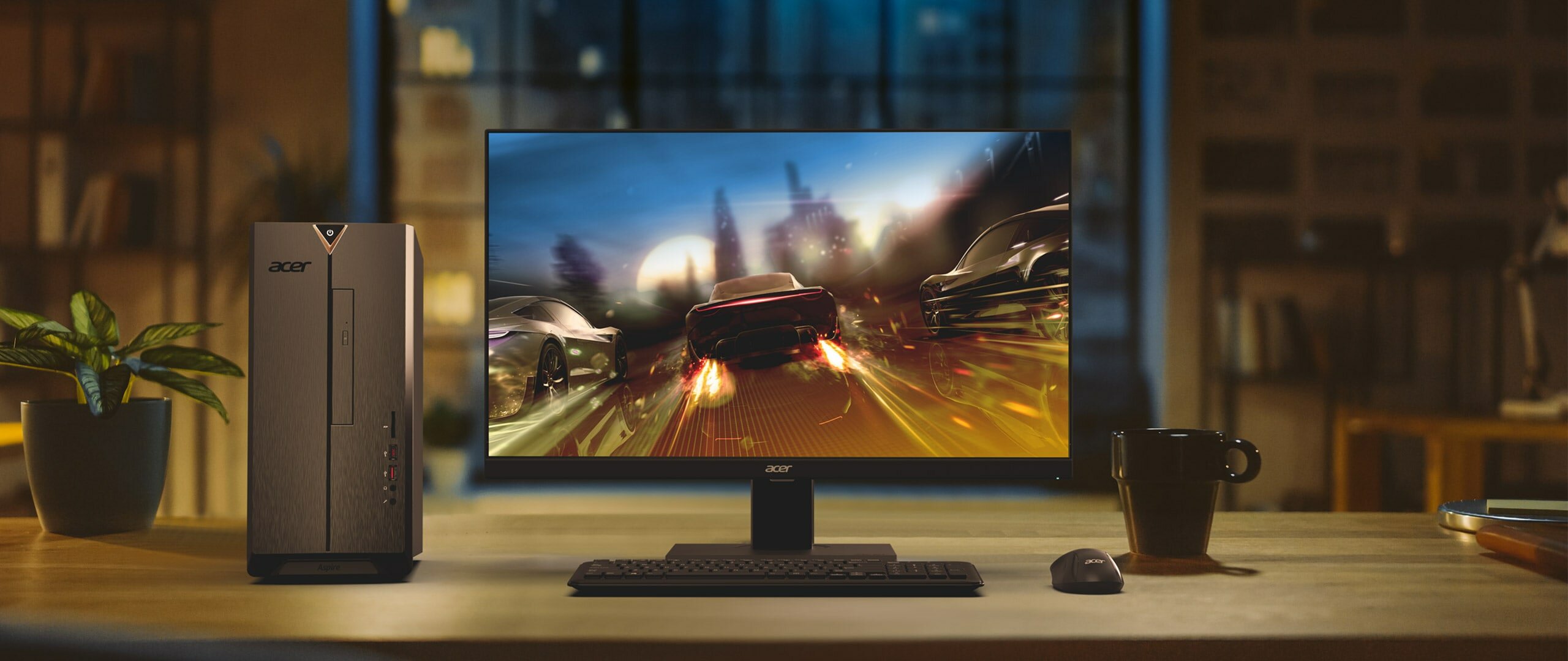 ACER Aspire XC-885 Desktop PC - Intel® Core¿ i5, 1 TB HDD & 128 GB