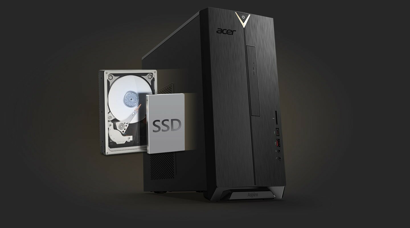 ACER Aspire XC-885 Desktop PC - Intel® Core¿ i5, 1 TB HDD & 128 GB