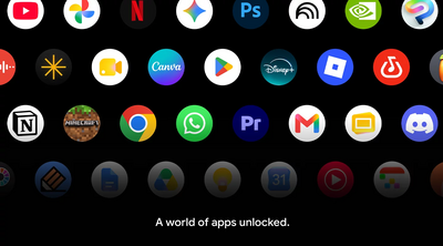 A world of apps and games