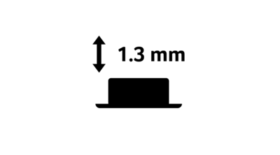 1.3 mm