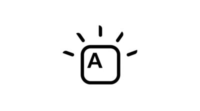 White Backlit Light