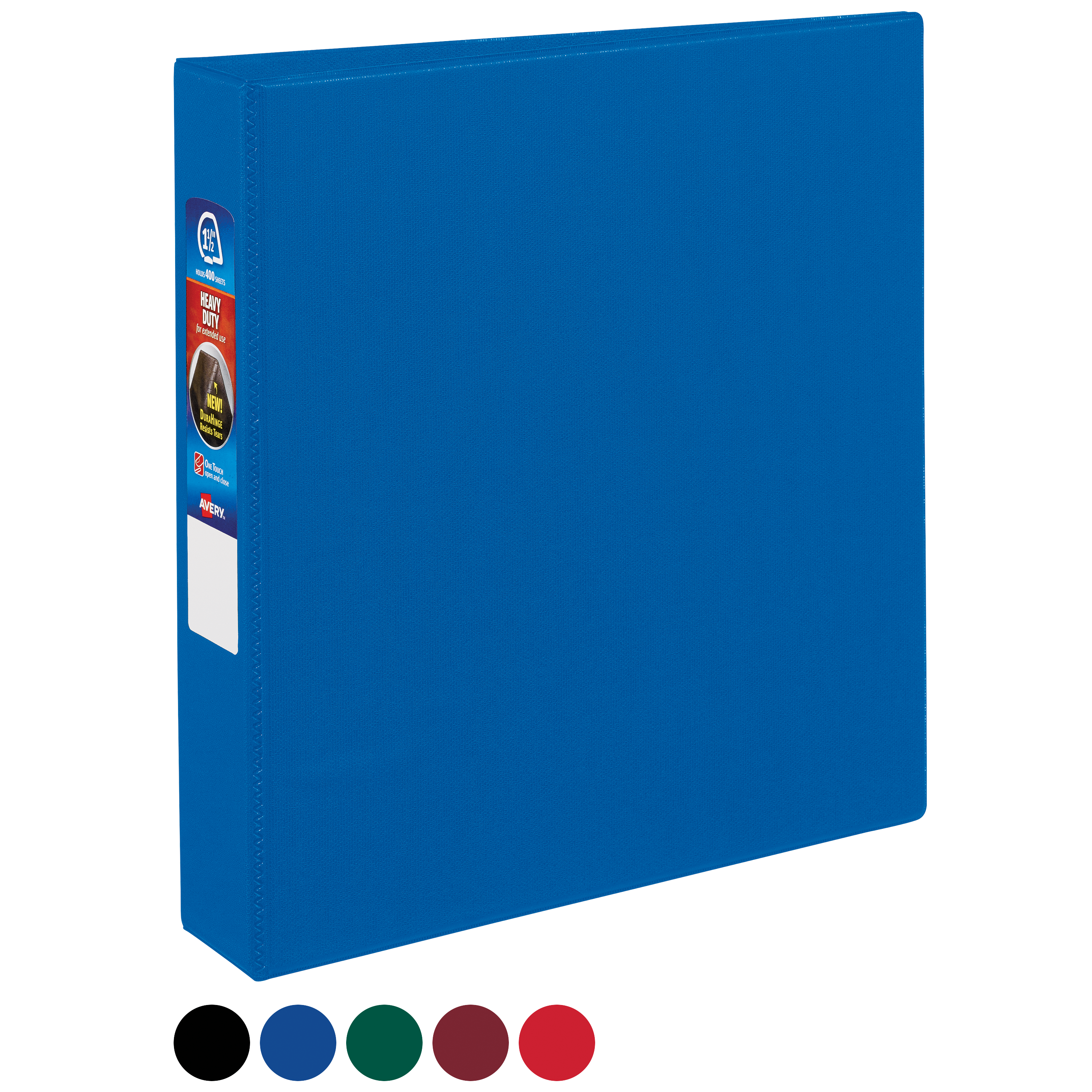 Green 79789 1 Binder Avery Heavy-Duty Binder with 1 Inch One Touch EZD Ring 