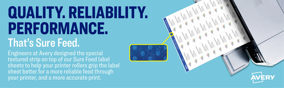 Avery®, Shipping Labels w/ TrueBlock Technology, Inkjet Printers, 2 x 4, White, 10/Sheet, 25 Sheets/Pack