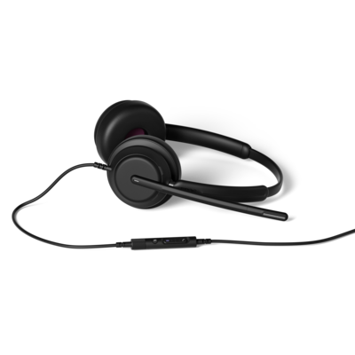Ergonomic inline controller for frictionless calls