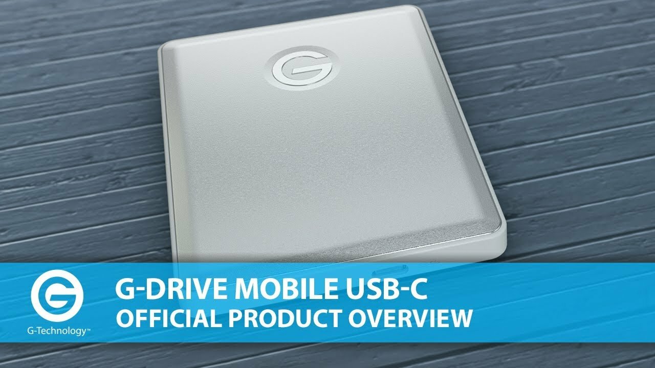 G-Technology G-DRIVE mobile USB-C - Hard drive - 4 TB - external