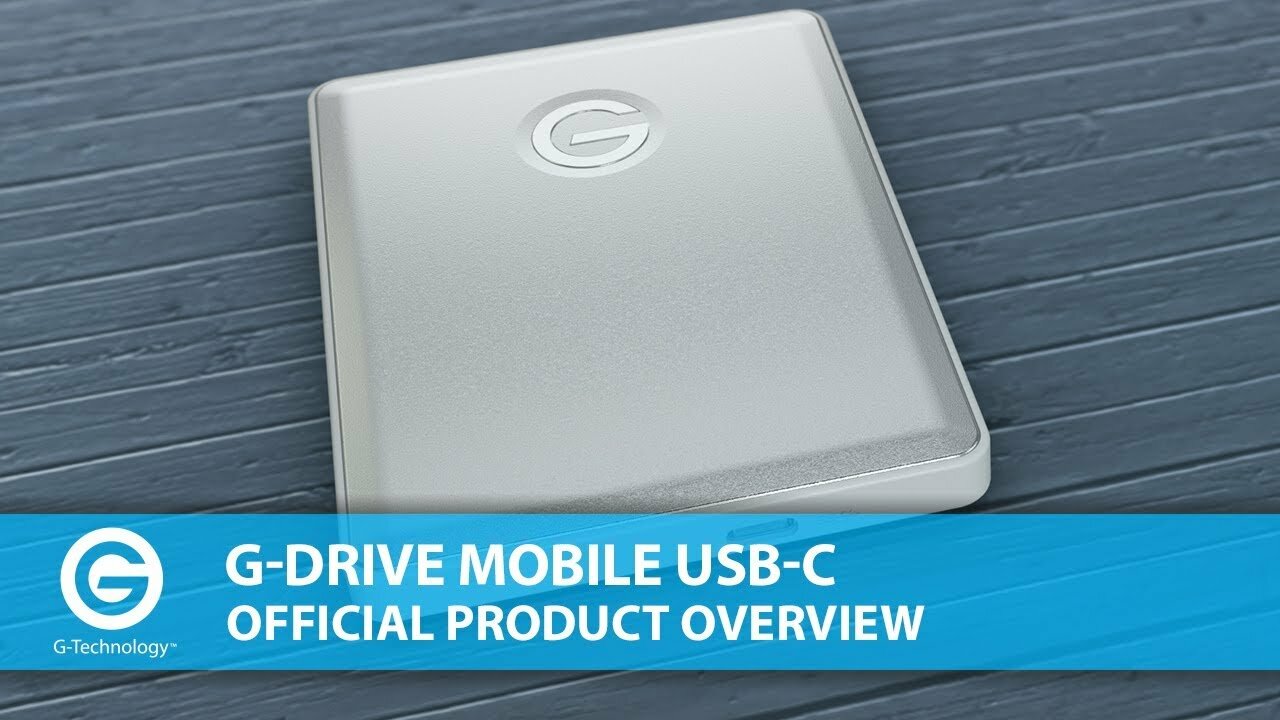 USB 3.1 Gen 1 0G10339 G-Technology 2TB G-Drive Mobile USB-C Portable External Hard Drive Silver 