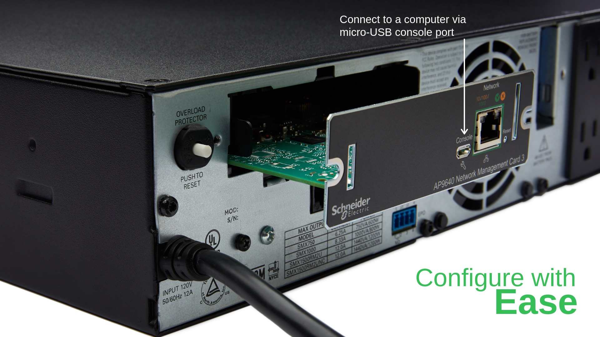 APC UPS Network Management Card 3 - AP9640 - UPS Network Management
