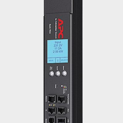 APC Metered Rack PDU ZeroU 2G - Power distribution strip ( rack-mountable )  - AC 200/208/230 V - 42 Output Connector(s) - 0U