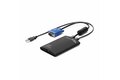 folie 1 von 6, vergrößern, tragbarer kvm konsolen auf usb 2.0 laptop adapter (notecons01)