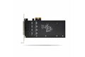 slide 6 of 6, zoom in, 4-port gbe sfp network card, pcie fiber optic ethernet nic