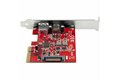 folie 3 von 3, vergrößern, pci express 2-port karte (usb-c & usb-a, usb 3.0 (5 gbit/s) typ c - interner usb-hub für windows mac und linux) (pexusb311ac3)