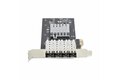 folie 3 von 5, vergrößern, 4-port gbe sfp netzwerkkarte, pcie 2.0 x2 (x4, x8, x16 kompatibel), intel i350-am4 4x 1gbe controller, 1000base kupfer/glasfaser, desktop/server quad-port gigabit ethernet nic - windows & linux