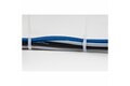 slide {0} of {1}, zoom in, 8"(20cm) Cable Ties, 1/8"(4mm) wide, 2-1/8"(55mm) Bundle Diameter, 50lb(22kg) Tensile Strength, Nylon Self Locking Zip Ties with Curved Tip, 94V-2/UL Listed, 100 Pack, White - Nylon 66 Plastic - TAA (CBMZT8N)
