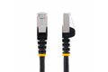 folie 2 von 5, vergrößern, 2 m cat6a kabel - lszh-raucharm, halogenfrei - 10gigabit rj45 lan kabel - sftp patchkabel - schwarz - cat6a verlegekabel - abgeschirmtes netzwerkkabel/ethernet kabel (nlbk-2m-cat6a-patch)