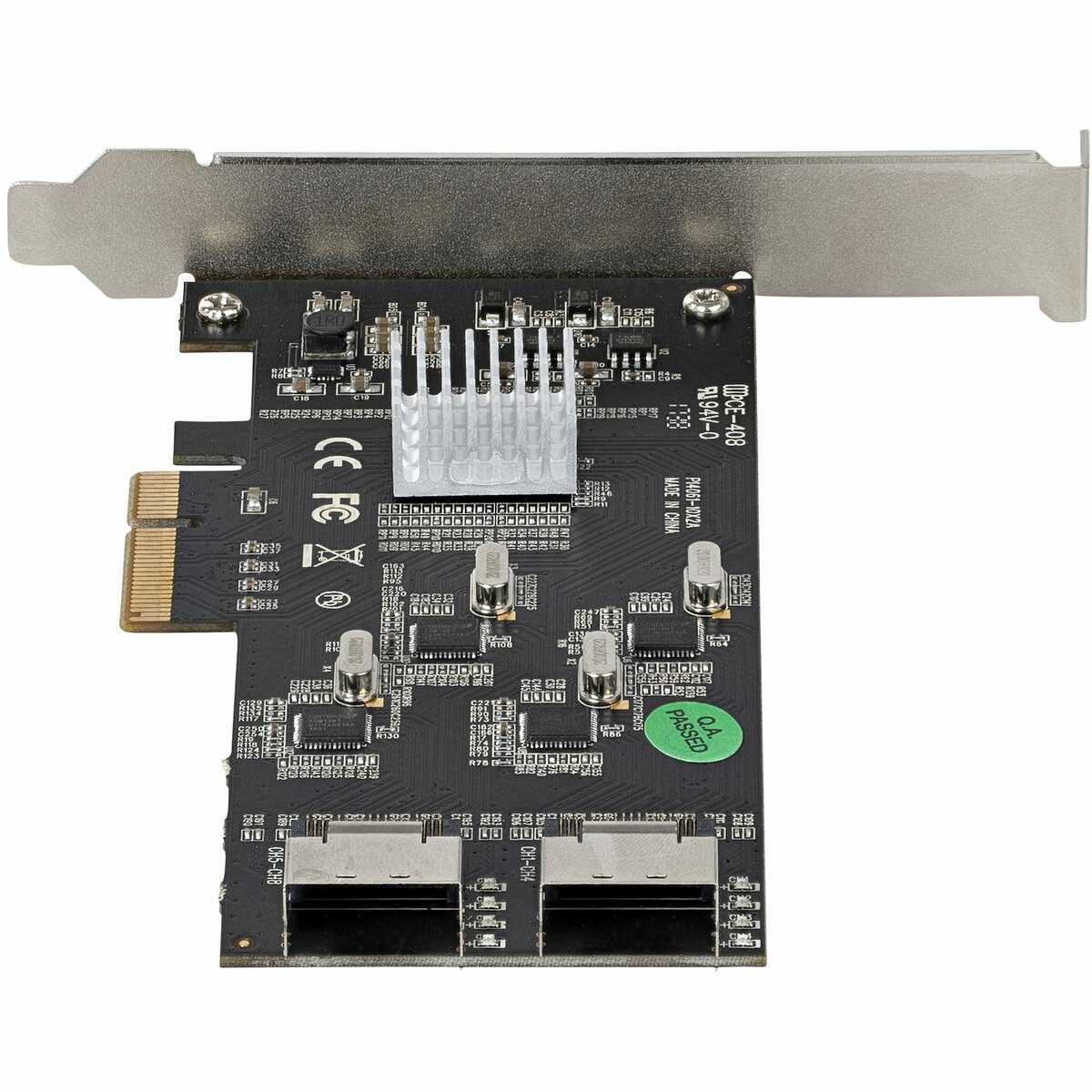 folie 5 von 9, vergrößern, sata pcie controller 8 port - 6 gbit/s pci express sata adapter - sata pcie schnittstellenkarte - pci-e x4 gen 2 zu sata iii - sata hdd/ssd (8p6g-pcie-sata-card)
