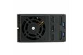 folie 4 von 5, vergrößern, 3-fach 3,5" trägerloser sata festplatten aluminium wechselrahmen backplane - 3 bay 3,5 zoll (8,9cm) mobiles hdd speicher rack (hsb3satsasba)