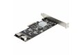 folie 6 von 9, vergrößern, sata pcie controller 8 port - 6 gbit/s pci express sata adapter - sata pcie schnittstellenkarte - pci-e x4 gen 2 zu sata iii - sata hdd/ssd (8p6g-pcie-sata-card)
