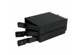 folie 2 von 5, vergrößern, 3-fach 3,5" trägerloser sata festplatten aluminium wechselrahmen backplane - 3 bay 3,5 zoll (8,9cm) mobiles hdd speicher rack (hsb3satsasba)