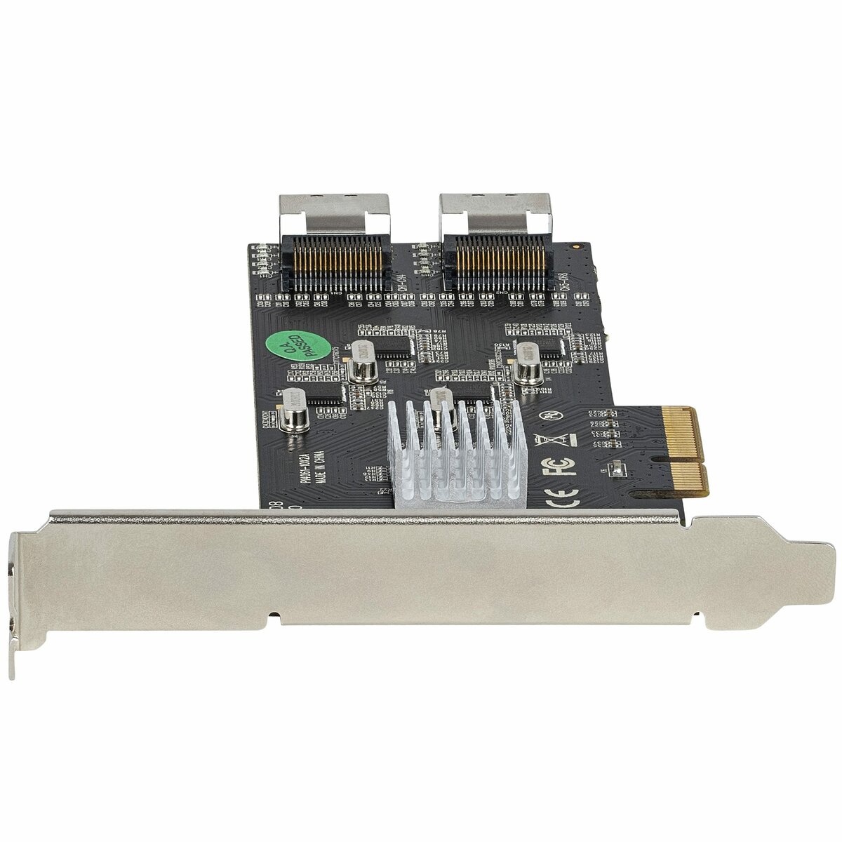 folie 4 von 9, vergrößern, sata pcie controller 8 port - 6 gbit/s pci express sata adapter - sata pcie schnittstellenkarte - pci-e x4 gen 2 zu sata iii - sata hdd/ssd (8p6g-pcie-sata-card)