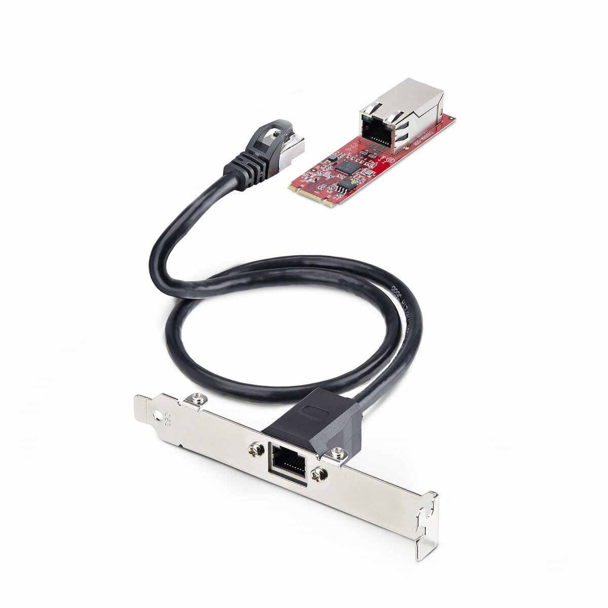 folie 1 von 8, vergrößern, 1-port 2.5g m2 netzwerkkarte/adapter, nbase-t pcie ethernet,