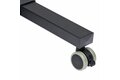 slide {0} of {1}, zoom in, Mobile Projector and Laptop Stand/Cart, Heavy Duty Portable Projector Stand (2 Vented Shelves, hold 22 lb/10 kg each), Height Adjustable Rolling AV Presentation Cart with Wheels - Lockable Casters (ADJPROJCART)