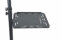 slide {0} of {1}, zoom in, Mobile Projector and Laptop Stand/Cart, Heavy Duty Portable Projector Stand (2 Vented Shelves, hold 22 lb/10 kg each), Height Adjustable Rolling AV Presentation Cart with Wheels - Lockable Casters (ADJPROJCART)