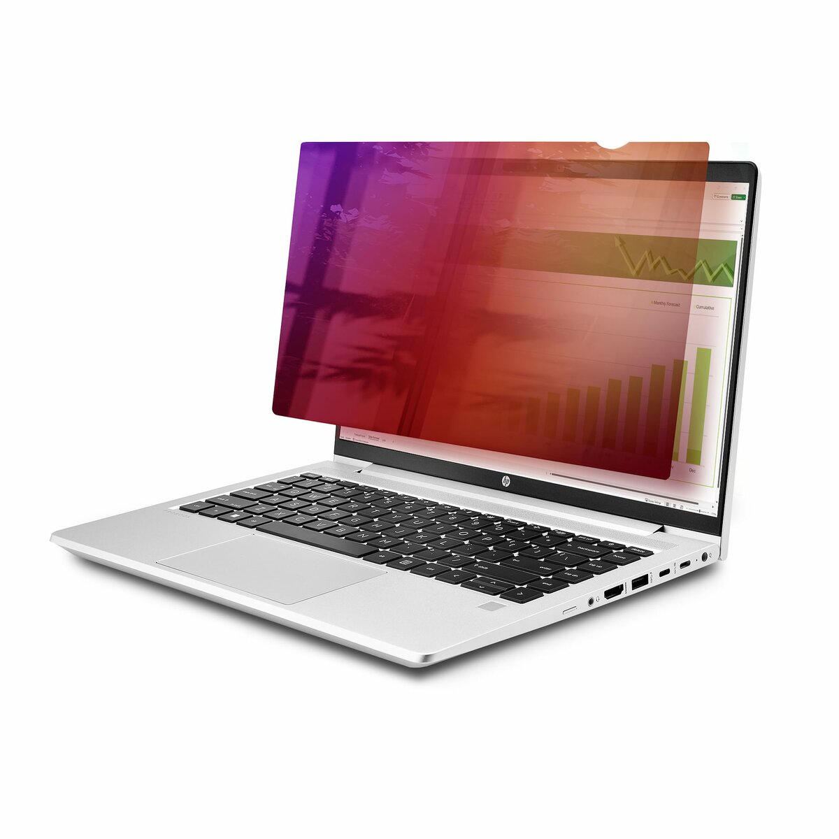 folie 1 von 6, vergrößern, 15,6 zoll 16:9 laptop blickschutzfolie, doppelseitiger laptop goldfilter mit erhöhtem sichtschutz, +/- 30 grad (156g-privacy-screen)