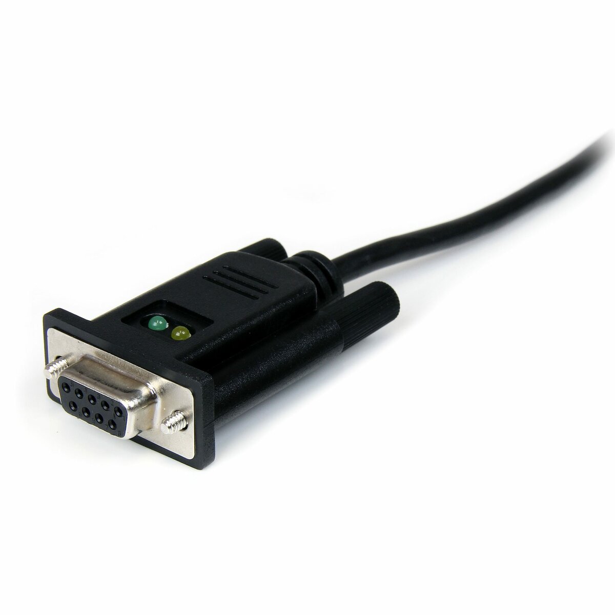 folie 2 von 3, vergrößern, usb auf seriell rs232 adapter - db9 seriell dce adapter kabel mit ftdi - null modem - usb 1.1 / 2.0 - usb busbetrieben (icusb232ftn)