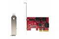 folie 2 von 10, vergrößern, pcie sata controller karte - 6 port sata 3 erweiterungskarte/kontroller - 6gbit/s - voll- und low-profile blende - pci express festplatten kontroller/adapter (6p6g-pcie-sata-card)