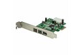 slide 1 of 4, zoom in, 3 port 2b 1a 1394 pci express firewire card adapter (pex1394b3)