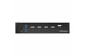 folie 3 von 5, vergrößern, 4 port displayport kvm switch - dp kvm umschalter mit usb 3.0 hub - 4k 30hz (sv431dpu3a2)