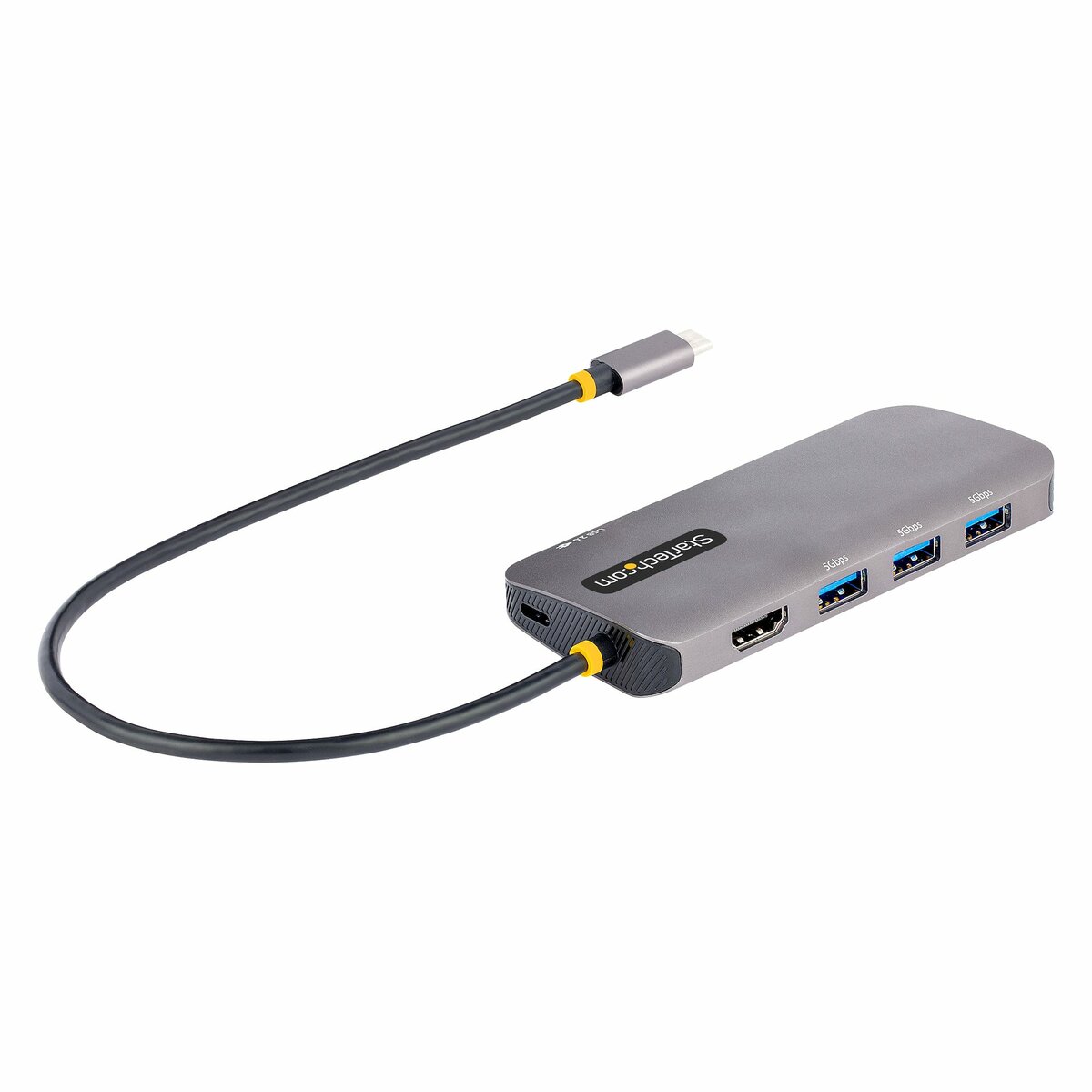 StarTech.com 4 Port USB C Hub - 4x USB-A - 5Gbps USB 3.0 Type-C Hub (USB 3.2 /3.2 Gen 1) - Bus Powered - 11 Long Cable w/ Cable Management - Bus Powered