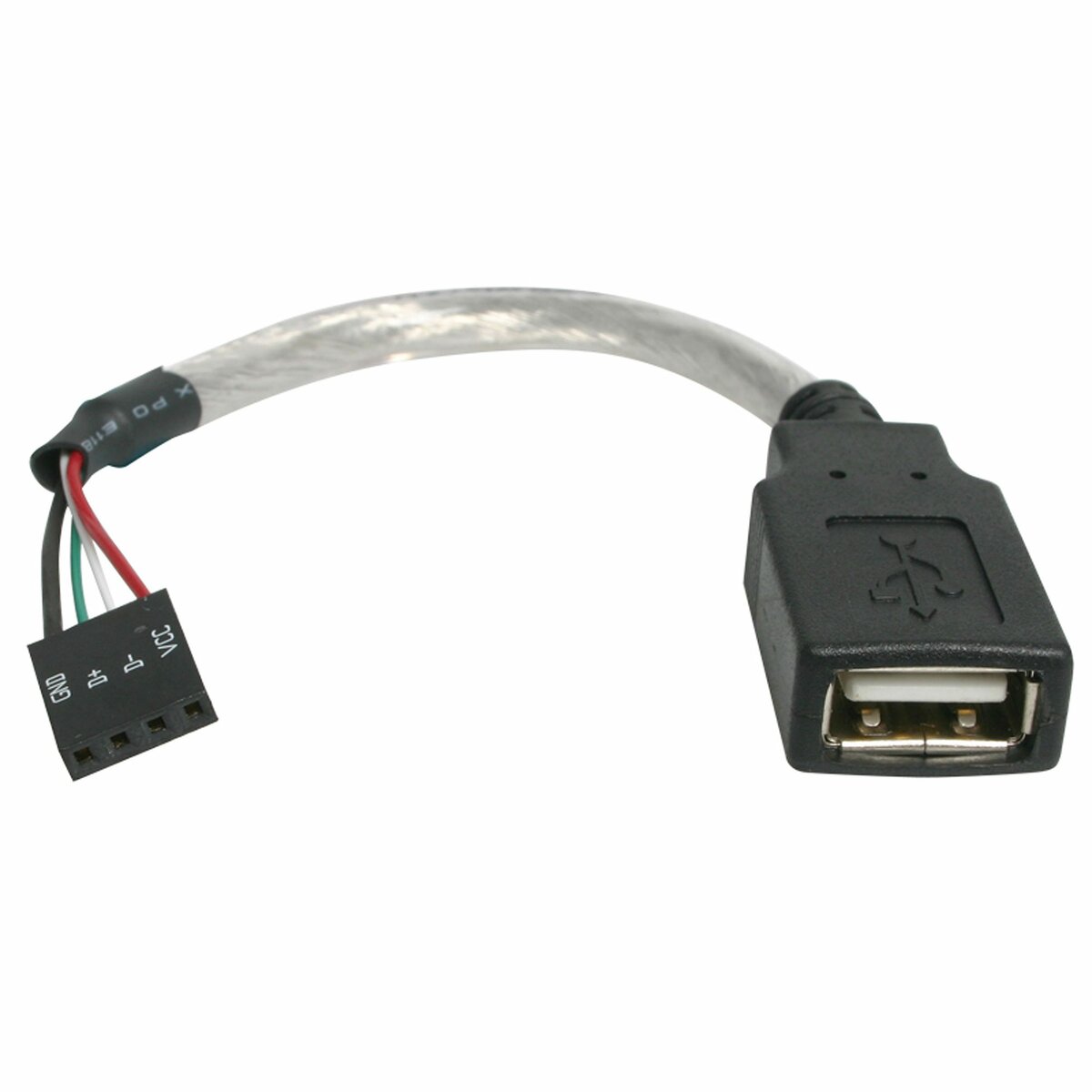 StarTech.com USBMBADAPT - StarTech.com Cable de 15cm Adaptador Extensor USB  2.0 a IDC 4 pines - Conector a Placa Base - Hembra a Hembra