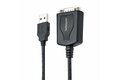 folie 2 von 5, vergrößern, 1m usb auf rs232 adapter mit com speicherung, db9 stecker rs232 auf usb konverter, usb zu seriell adapter für plc/drucker/scanner, prolific chipset - windows/mac (1p3fpc-usb-serial)
