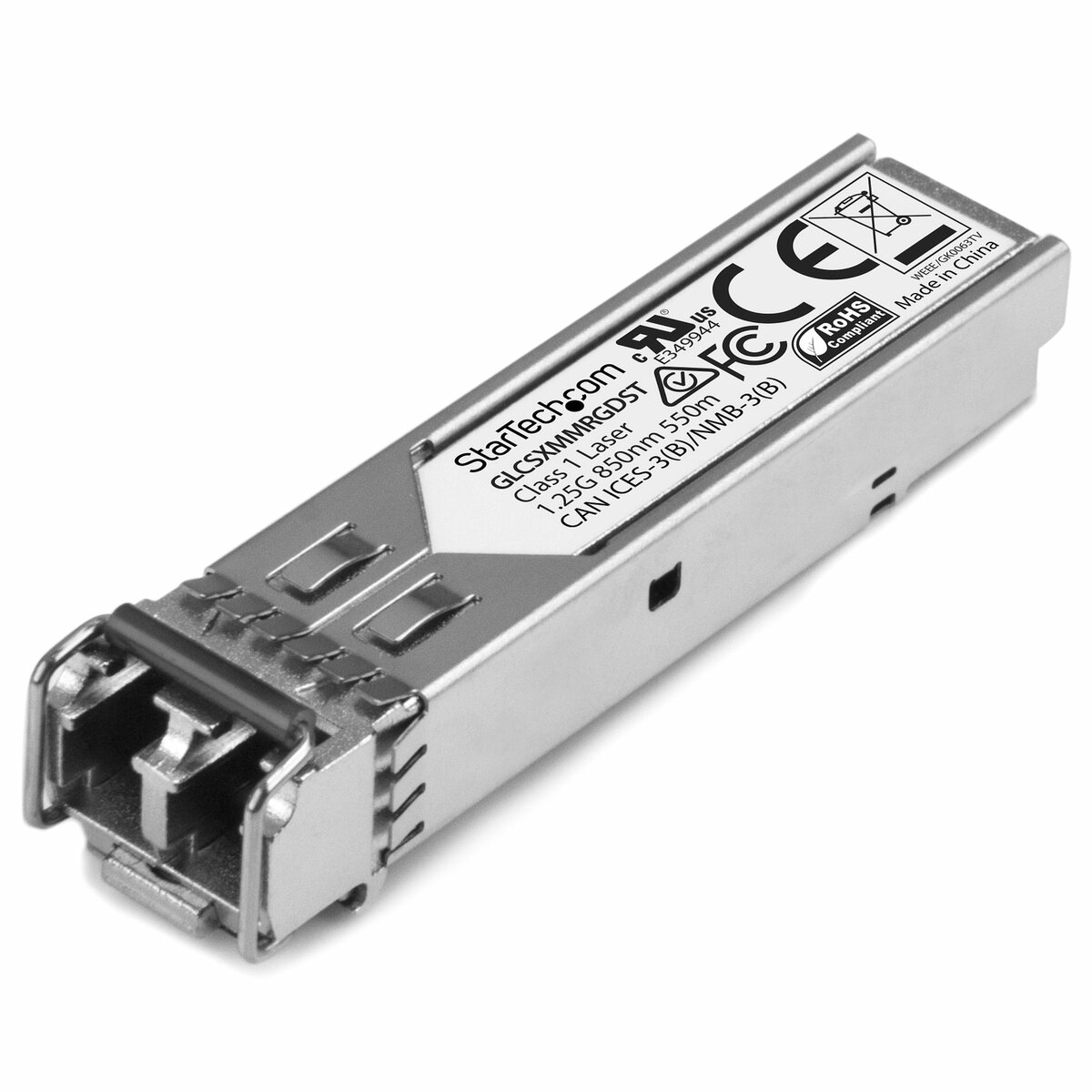 folie 1 von 3, vergrößern, cisco glc-sx-mm-rgd kompatibel sfp - gigabit fiber 1000base-sx sfp transceiver modul - mm lc - 550m - 850nm (glcsxmmrgdst)
