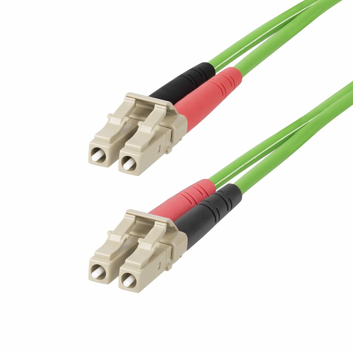 folie 1 von 4, vergrößern, 25m lc zu lc(upc) om5 multimode glasfaserkabel, 50/125µm duplex lommf zipcord, 40g/100g, biegeunempfindlich, kleine einfügedämpfung, lszh lwl verlegekabel/patchkabel (lclcl-25m-om5-fiber)