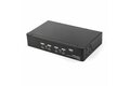 folie 1 von 5, vergrößern, 4 port displayport kvm switch - displayport 1.2 kvm - 4k 60hz - displayport switch - displayport umschaltbox - usb kvm switch (sv431dpua2)