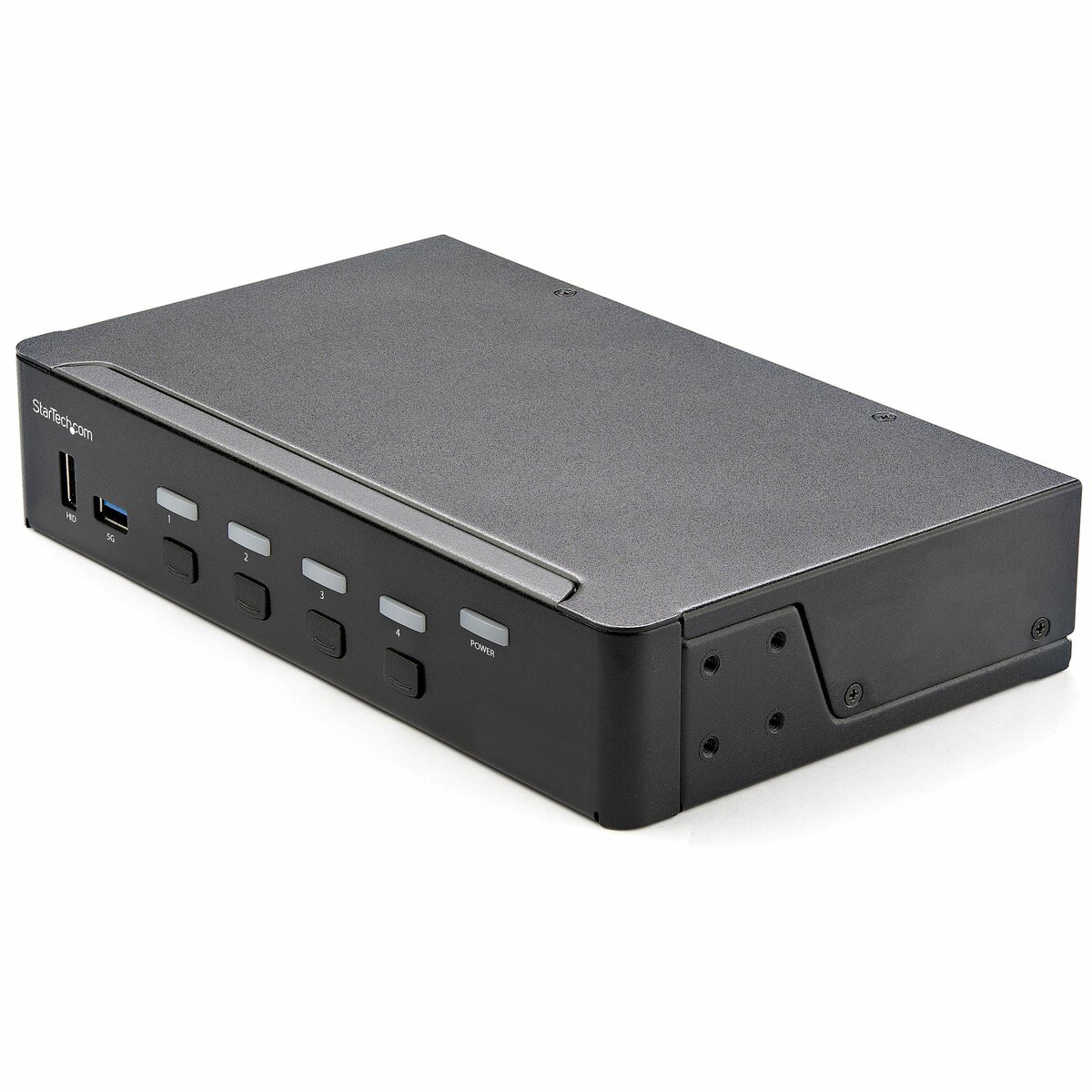 StarTech.com 4 Port HDMI KVM Switch - Single Monitor 4K 60Hz Ultra HD HDR -  Desktop HDMI 2.0 KVM Switch with 2 Port USB 3.0 Hub (5Gbps) & 4x USB 2.0 HID