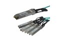 folie 1 von 2, vergrößern, 15m cisco qsfp-4x10g-aoc10m kompatibel - qsfp+ breakout kabel - qsfp+ auf 4x sfp+ - 40g aoc kabel (qsfp4x10ao15)
