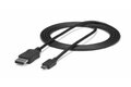 folie 1 von 5, vergrößern, 1,8m usb-c auf displayport 1.2 kabel 4k 60hz - usb-c auf dp adapterkabel/videoadapter - hbr2 - usb-c dp alt mode dp monitor videokabel - thunderbolt 3 kompatibel - schwarz (cdp2dpmm6b)