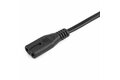 folie 4 von 4, vergrößern, 2 m laptop stromkabel, eurostecker auf c7 stecker, 2.5a 250v, 18awg, notebook/laptop netzkabel, kaltgerätekabel, laptop ladekabel / ladegerät kabel (752e-2m-power-lead)