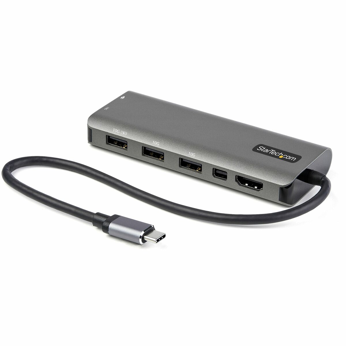 Architecture definitely Kilauea Mountain Shop | StarTech.com USB C Multiport Adapter, USB-C to HDMI or Mini  DisplayPort 4K 60Hz, 100W Power Delivery Pass-Through, 4-Port 10Gbps USB Hub,  USB Type-C Mini Dock, 12"/30cm Long Attached Cable -