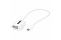 folie 1 von 2, vergrößern, usb-c auf vga adapter - 1080p usb typ c zu vga adapter dongle - usb-c (dp alt modus) zu vga monitor / display videokonverter - thunderbolt 3 kompatibel - 30 cm langes kabel (cdp2vgaec)