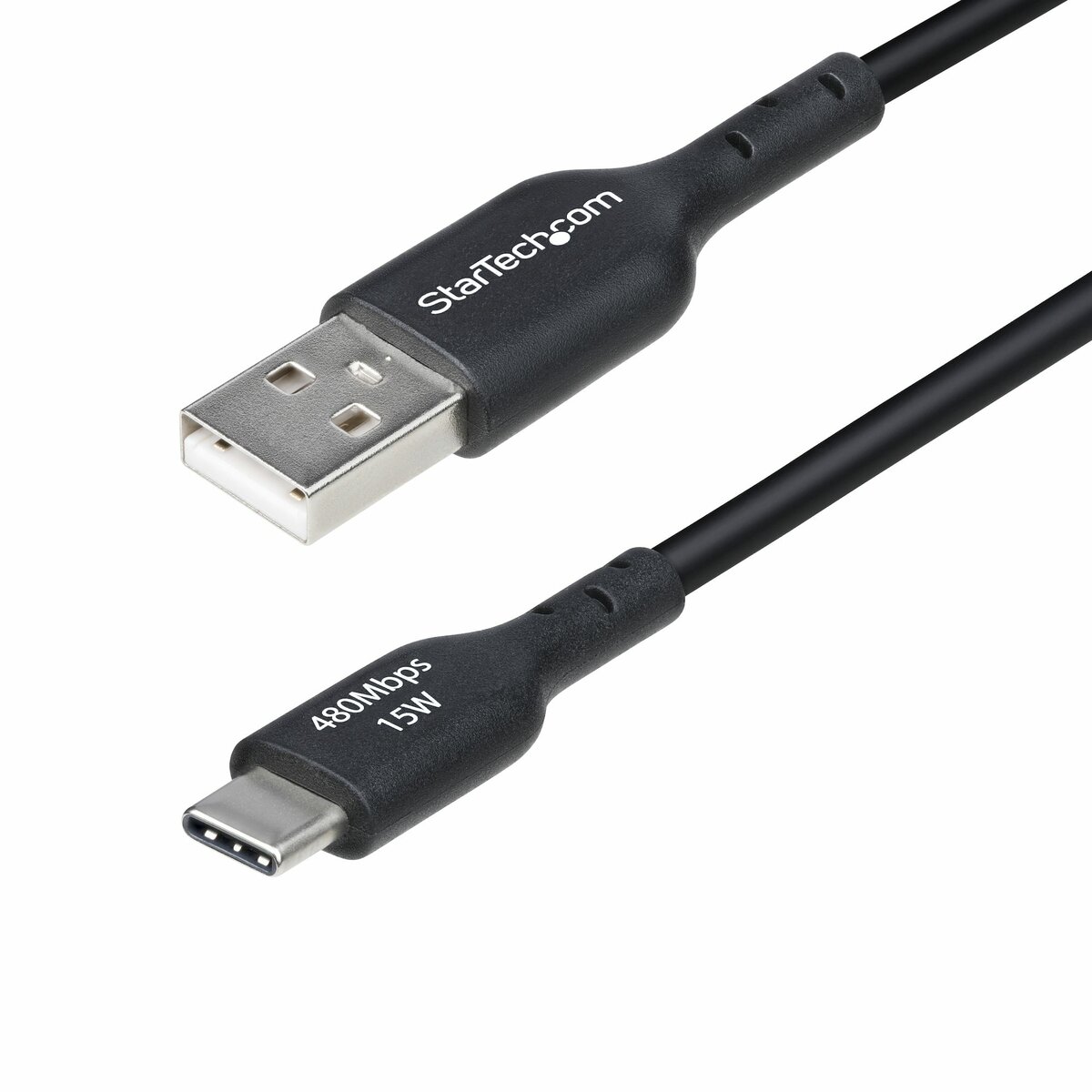 folie 1 von 9, vergrößern, 1m usb-a auf usb-c ladekabel, usb 2.0 auf usbc ladekabel, 3a
