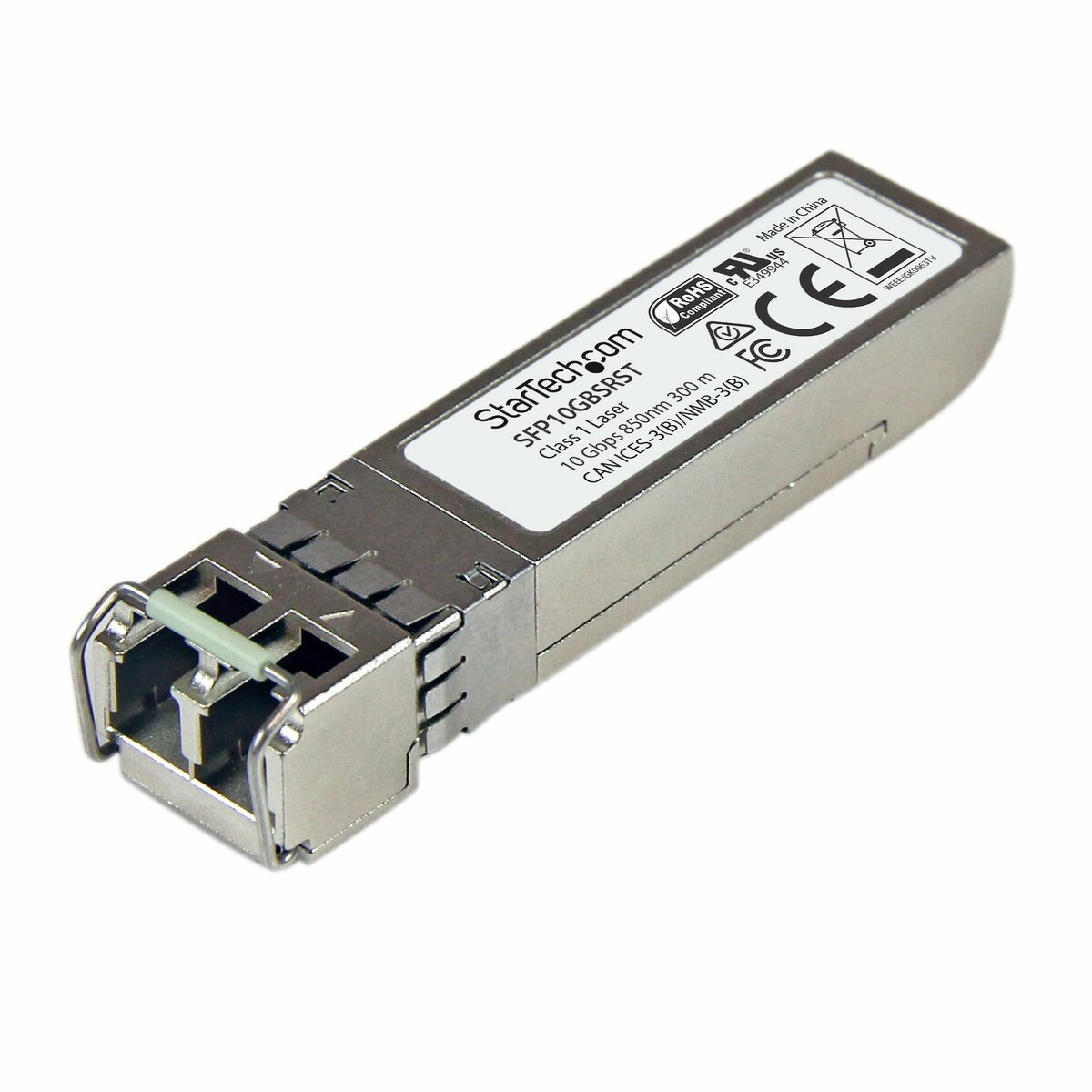 folie 1 von 4, vergrößern, msa konformes 10 gigabit glasfaser sfp+ transceiver modul - 10gbase-sr - mm lc - 300 m (sfp10gbsrst)