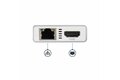folie 4 von 7, vergrößern, usb-c multiport adapter - usb-c reise docking station mit 4k hdmi - 60w power delivery pass-through, gbe, 2x usb-a 3.0 hub - tragbares mini usb typ-c dock für laptop - weiß (dkt30chpdw)