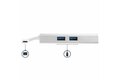 folie 3 von 7, vergrößern, usb-c multiport adapter - usb-c reise docking station mit 4k hdmi - 60w power delivery pass-through, gbe, 2x usb-a 3.0 hub - tragbares mini usb typ-c dock für laptop - weiß (dkt30chpdw)