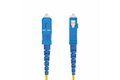 folie 3 von 6, vergrößern, 2 meter lwl patchkabel lc sc (upc) singlemode os2 simplex, 9/125µm, 40g/100g, lszh glasfaserkabel (spsmlcsc-os2-2m)