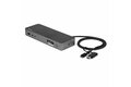 folie 1 von 10, vergrößern, usb-a & usb-c docking station - hybrid universal laptop dockingstation für zwei monitoren 4k60hz hdmi & dp - usb 3.1 hub, gbe - 60w power delivery - windows, mac & chrome (dk30c2dppdue)